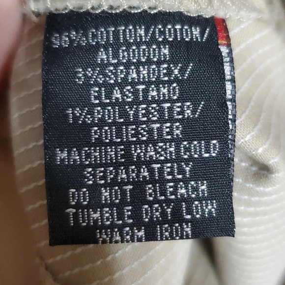 Kenneth Cole new york nwt tan pinstriped boot dress pants - Picture 10 of 10